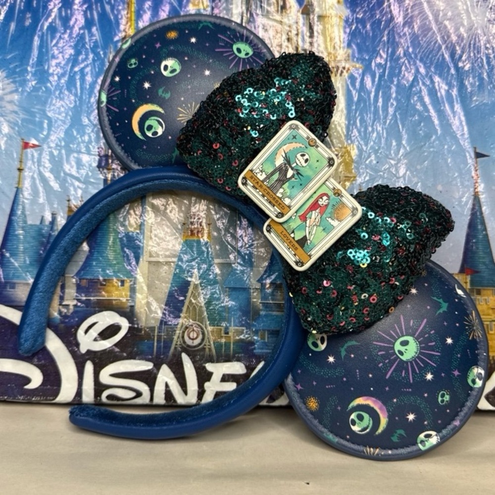 Disney Parks Nightmare Before Christmas Star Crossed Lovers Minnie Mouse Ears